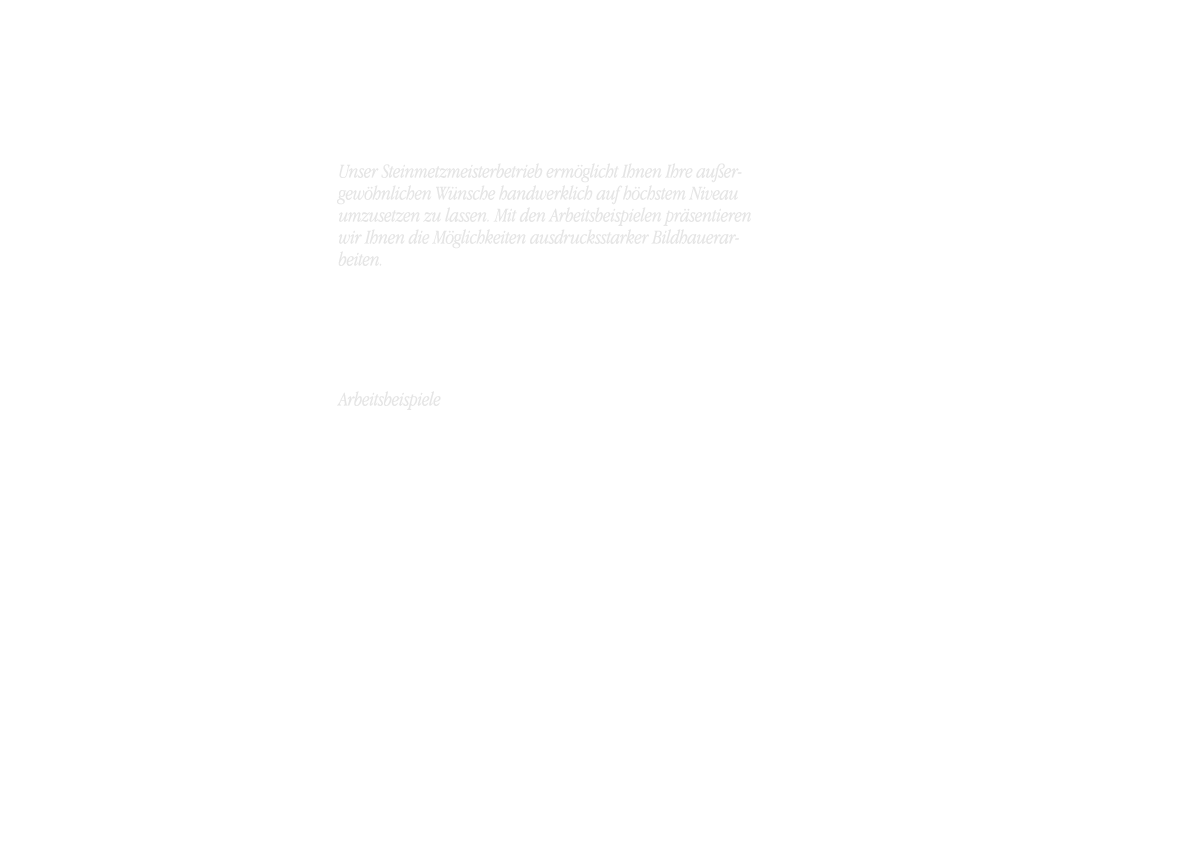 Arbeiten als Bildhauer